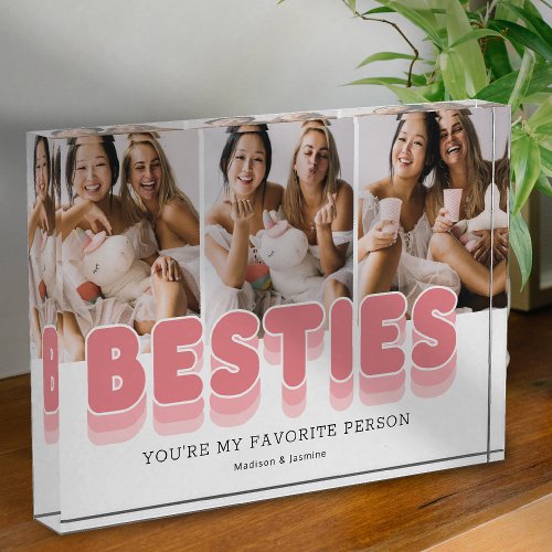 Modern Besties Friendship Photo Block