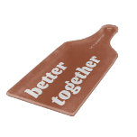 Modern Better Together Terracotta Charcuterie Cutting Board at Zazzle