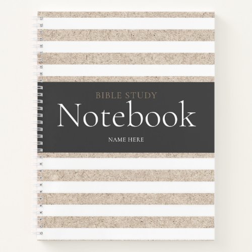 Modern Bible Study Notebook