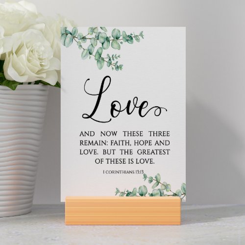 Modern Bible Verse Corinthians Card