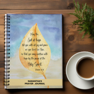 Modern Bible Verse  Prayer Journal Notebook