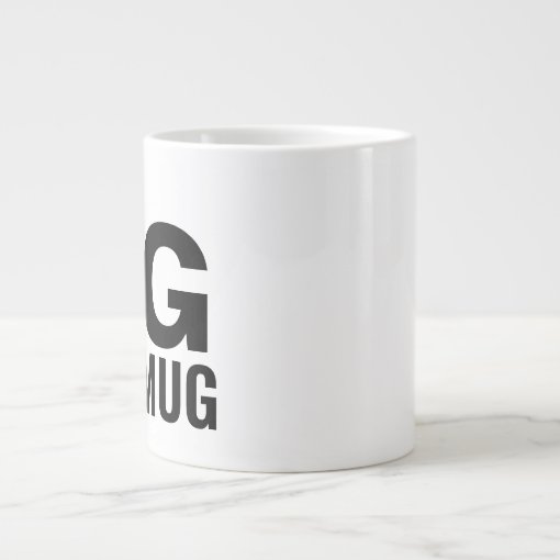 Modern Big Dad Mug Father's Day Custom Name Huge Zazzle