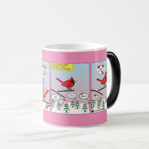 Modern Bird Mating Calls Comic Color Morph Mug