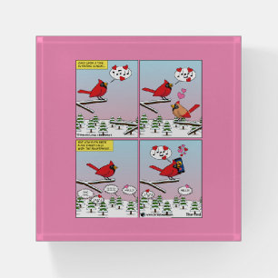 Modern Bird Mating Calls Comic Paperweight
