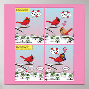 Modern Bird Mating Calls Comic Poster
