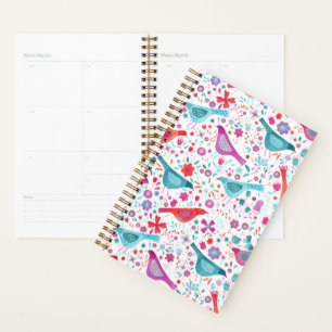 Modern Bird Watercolor Planner