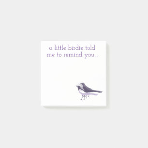 Modern Birds...A little birdie told me Post-it Notes