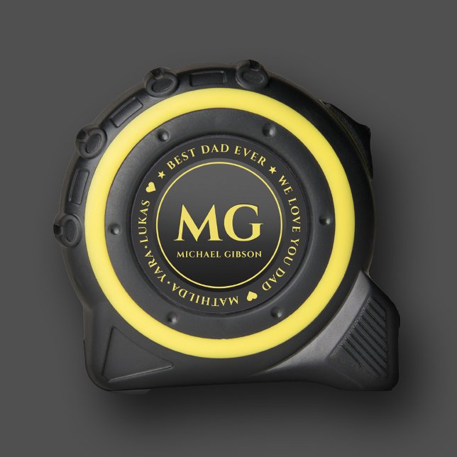 Modern Birthday Dad Monogram Father's Day  Tape Measure (Modern Birthday Dad Monogram Father's Day Tape Measure
)