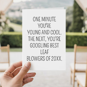 Modern Birthday Party Funny Mom Dad Best Friend Card