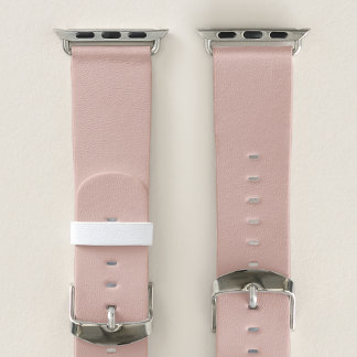 Modern Birthday Solid Vintage Rose Apple Watch Band