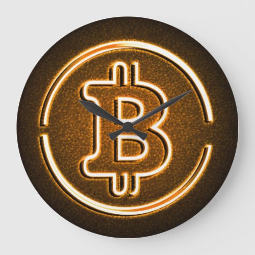 modern bitcoin clock gift for btc maxi 