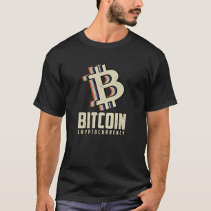 Modern bitcoin cryptocurrency logo T-Shirt