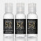 Modern black and gold 50th birthday celebration
