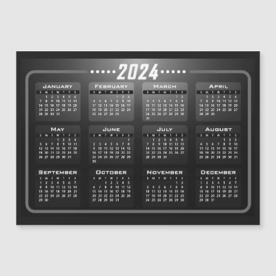 2024-2025 White School Year Calendar by Janz | Zazzle