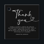 Modern Black and White 30th Birthday Thank You Favor Tags<br><div class="desc">Add a stylish finishing touch to your celebration with these modern black and white 30th birthday favor tags. Perfect for gift bags,  party favors,  or table decor,  these chic tags beautifully express your gratitude while keeping your theme cohesive and sophisticated. Ideal for milestone birthday celebrations!</div>