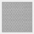 Modern Black and White Blocks Abstract Pattern Wallpaper | Zazzle