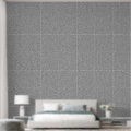 Modern Black and White Blocks Abstract Pattern Wallpaper | Zazzle