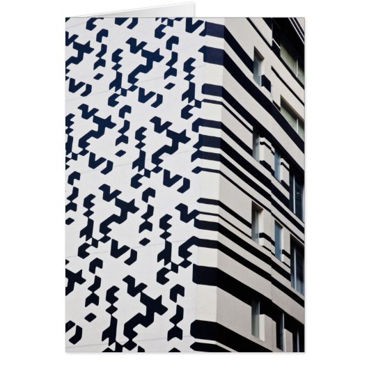 Modern black and white building in Hong Kong (Front)