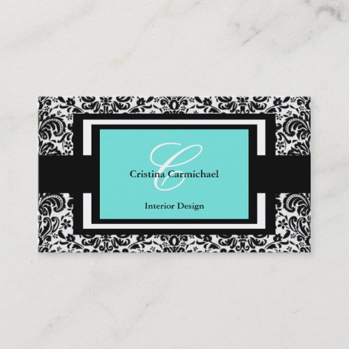 Modern Black and White Business Cards
