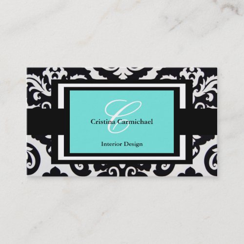 Modern Black and White Business Cards