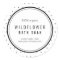 Modern Black and White Dot Product Label Sticker