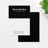 Modern Black and White Earring Background (Desk)
