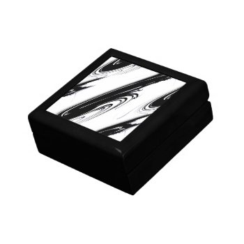 Modern Black And White Gift Box by kahmier at Zazzle