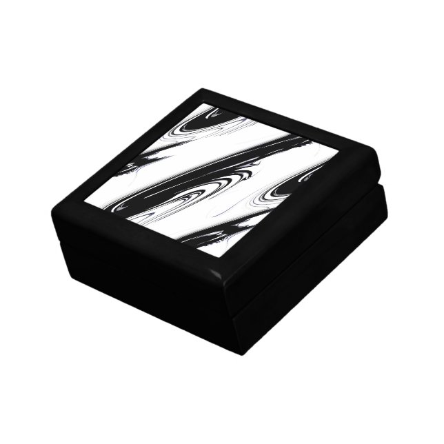 Modern Black and White Gift Box (Side)