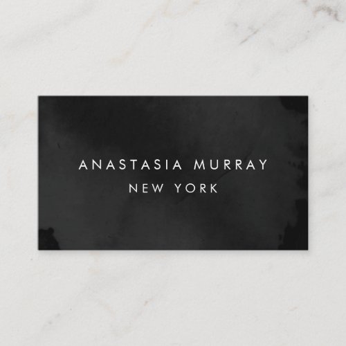 Modern Black and White Minimalist Luxury Boutique Business Card