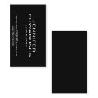 Modern black and white minimalist professional