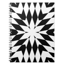 Modern Black and White Optical Illusion Geometric