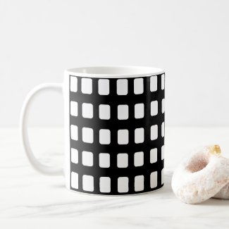 Modern Black and White Squares