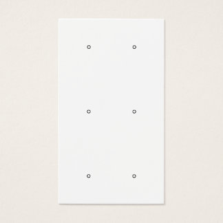 Modern black and white stud earring display card