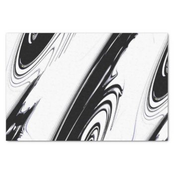 Modern Black And White Tissue Paper by kahmier at Zazzle