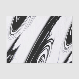 Modern Black and White Tissue Paper