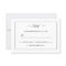 Modern Black And White Wedding