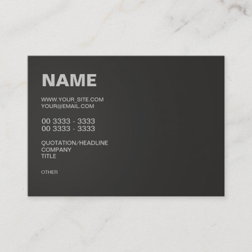 Modern Black Business Card Templates