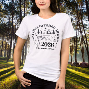 Modern Black Camp Bachelorette Tri-Blend Shirt