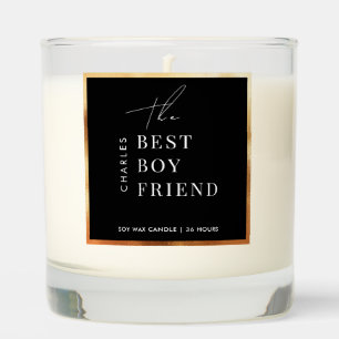Modern Black Chic Best Boyfriend Scented Candle
