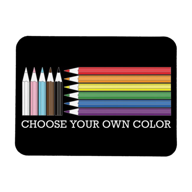 Modern Black Colorful LGBTQ Plus Pencils
