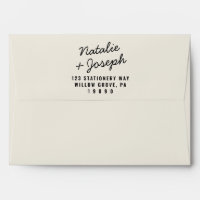 Modern Black Cream Retro Bright Whimsical Wedding