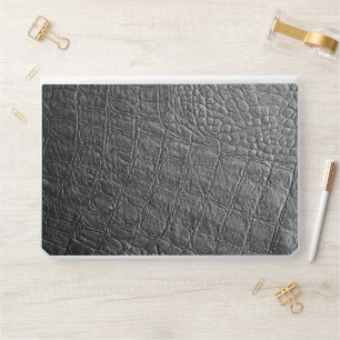 Modern Black Crocodile HP Laptop Skin