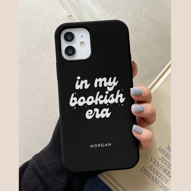 Modern Black Custom In My Bookish Era  Case-Mate iPhone Case (Creator Uploaded)