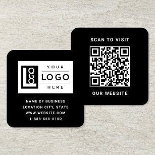 Source Custom brand logo Eco-friendly Double sided printing square