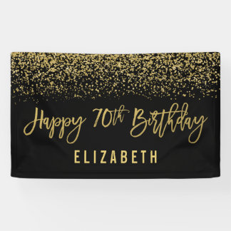 70th birthday banner
