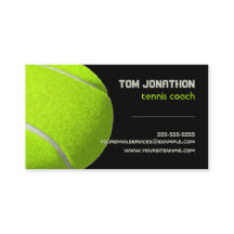 Modern black fluorescent yellow tennis ball coach
