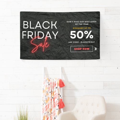 Modern Black Friday Sale Promotion Banner