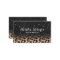 Modern Black Glitter Leopard Beauty Salon