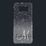 Modern Black Glitter Sparkles Personalized Name Case-Mate Samsung Galaxy S8 Case<br><div class="desc">Introducing our stunning Modern Black Glitter Sparkles Personalized Name product, available exclusively on Zazzle! Add a touch of elegance and sparkle to your everyday life with this custom-made item. Our Modern Black Glitter Sparkles Personalized Name product features a sleek black background adorned with mesmerizing glittery sparkles. The combination of black...</div>