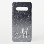Modern Black Glitter Sparkles Personalized Name Samsung Galaxy S10  Case<br><div class="desc">Introducing our stunning Modern Black Glitter Sparkles Personalized Name product, available exclusively on Zazzle! Add a touch of elegance and sparkle to your everyday life with this custom-made item. Our Modern Black Glitter Sparkles Personalized Name product features a sleek black background adorned with mesmerizing glittery sparkles. The combination of black...</div>
